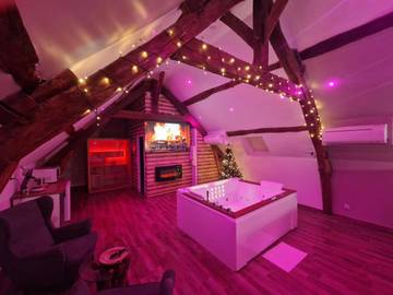 Appartement de vacances pour 2 personnes, avec jacuzzi ainsi que sauna et terrasse dans Oise