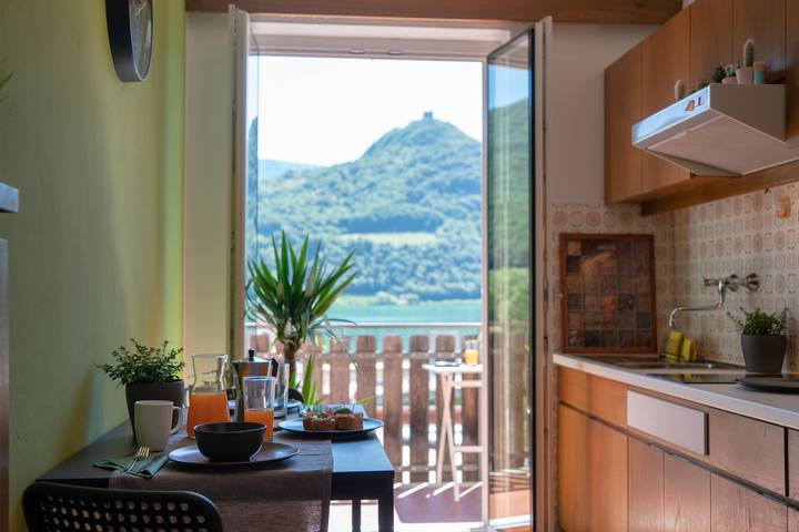 Ferienwohnung für 2 Personen, mit Seeblick und Balkon in Kaltern an der Weinstraße - 3