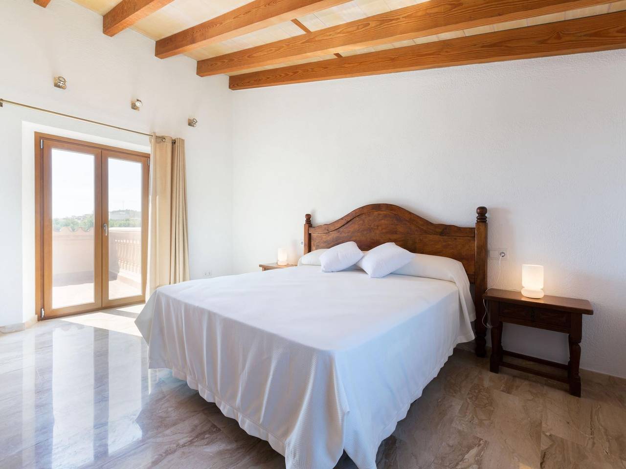 Moderne rustikale Landvilla mit Pool in Lloseta, Mallorca Inselmitte