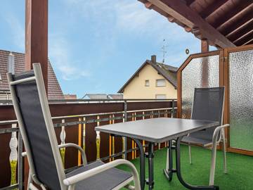 Ferienwohnung für 2 Personen, mit Seeblick und Garten in Hagnau am Bodensee