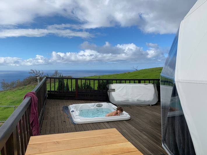 Bungalow pour 2 personnes, avec Jacuzzi et Jardin sur l' Île de Madère