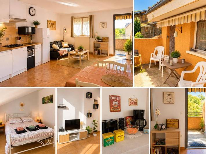 Gîte pour 4 personnes, avec Balcon ainsi que Terrasse et Vue à Joigny-sur-Meuse