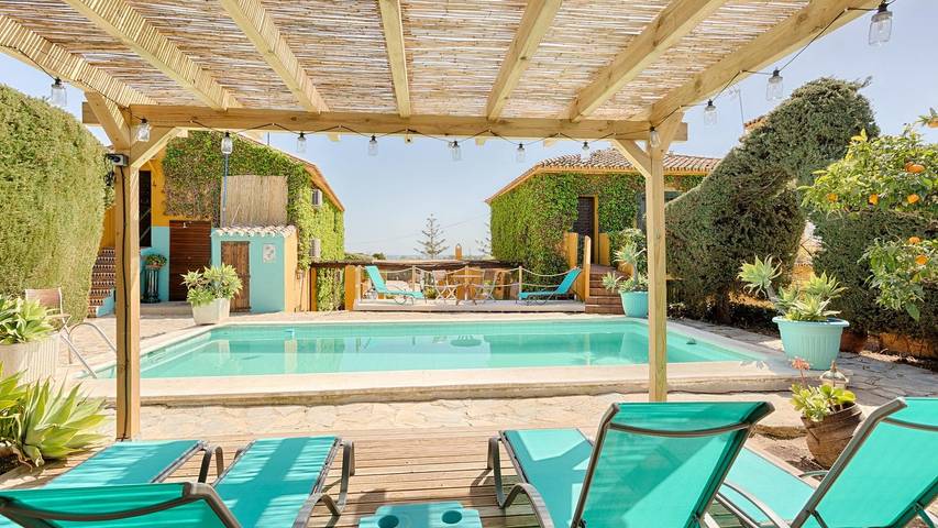 Casa rural para 12 personas, con Balcón/Terraza y Piscina en Estepona - 4