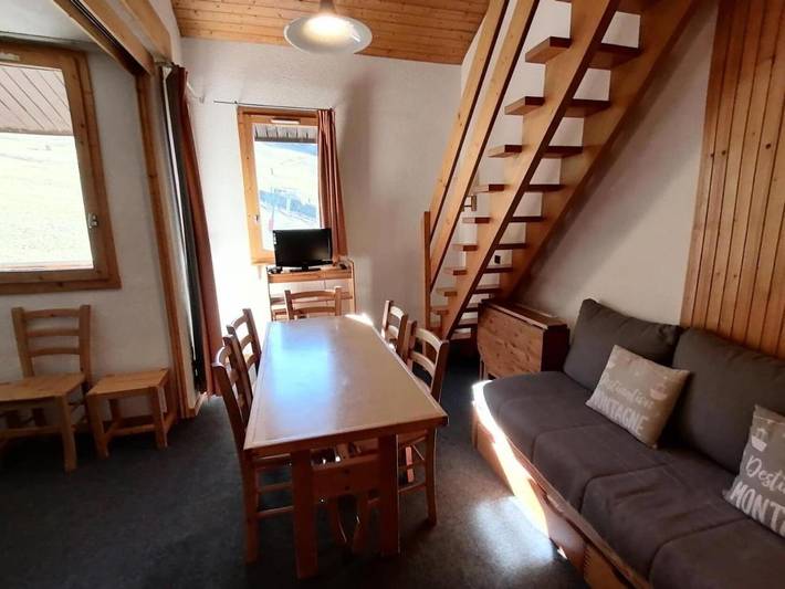 Gîte pour 6 personnes, avec Balcon dans Station De Montalbert