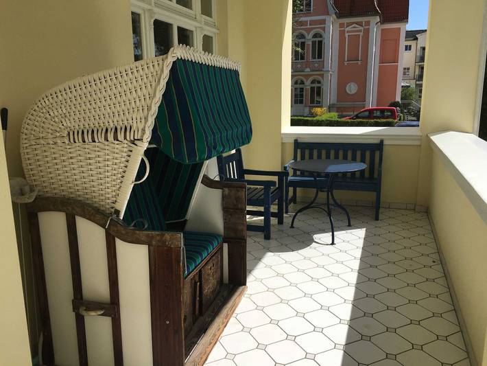 Ferienwohnung für 3 Personen, mit Balkon, kinderfreundlich in Heringsdorf