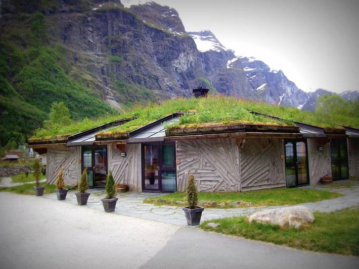 Hotel für 5 Personen, mit Terrasse und Garten in Aurland