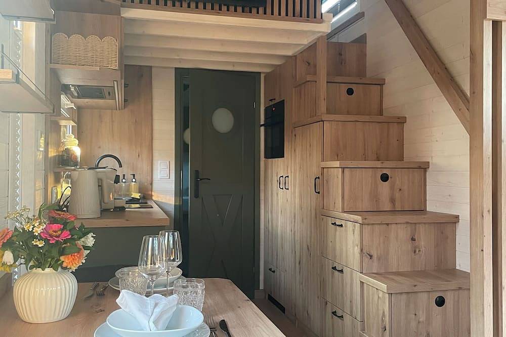 Tiny House Apfelglück- Genuss auf kleinem Raum in Riedhausen, Region Bodensee-Oberschwaben