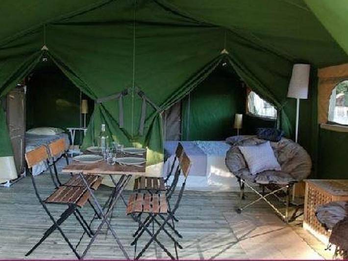 Tente pour 5 personnes, avec bassin pour enfant en Cotes-d'Armor - 3