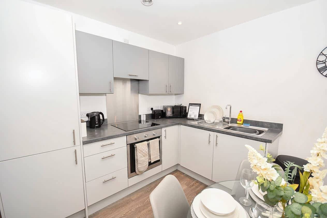 Apartamento entero, Central Wigan Contemporary 2 Bedroom Apartment in Wigan, Gran Mánchester