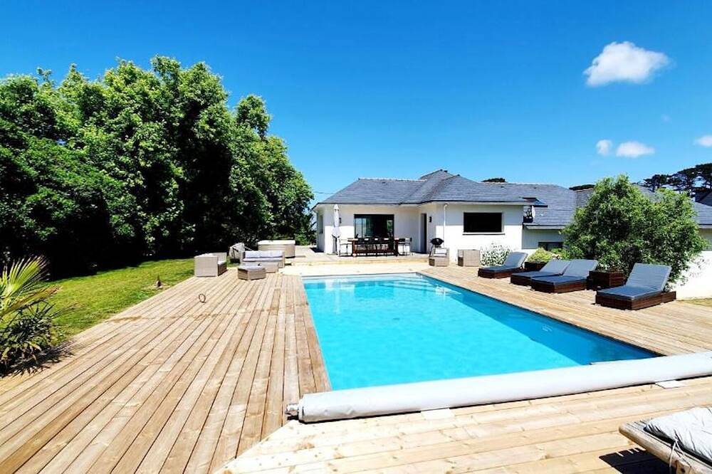 Villa-Familie-Blick aufs Meer-4 étoiles-Ensuite mi in Landéda, Brest und Umgebung