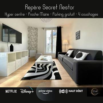 Gîte pour 4 personnes, avec vue et balcon dans Montval-sur-Loir