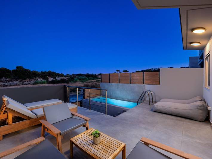 Ferienhaus für 8 Personen, mit Balkon und Pool in Rhodos Stadt - 3