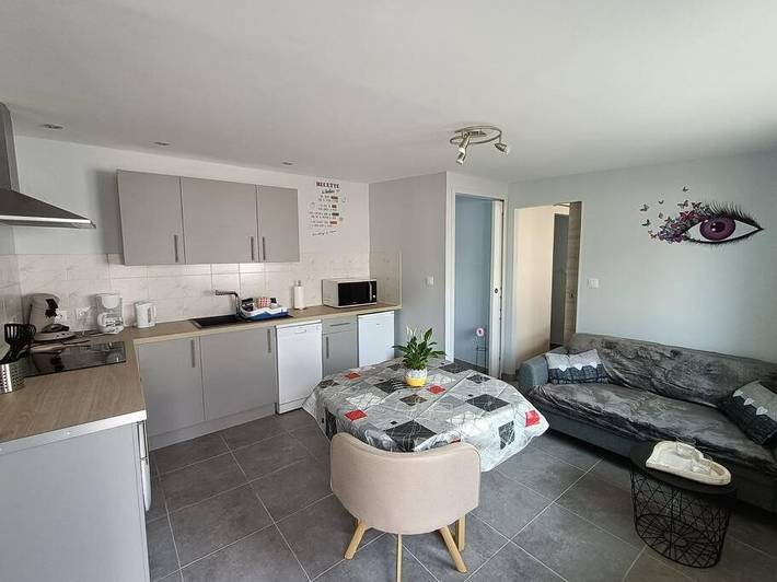 Gîte pour 2 personnes, avec jardin à Vaudricourt