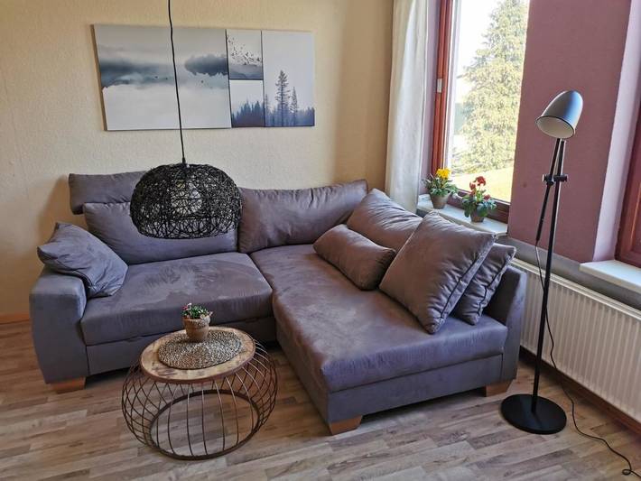 Ferienwohnung für 4 Personen, mit Garten und Sauna sowie Ausblick, kinderfreundlich in Karby