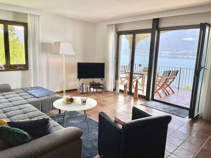 Ferienwohnung für 4 Personen, mit Balkon und Seeblick in Brissago - 4