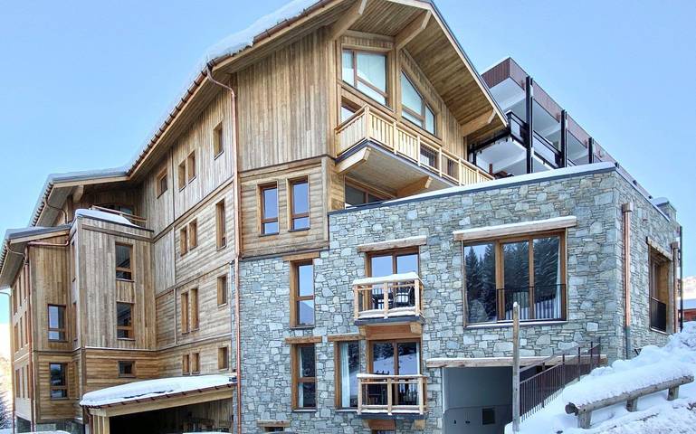 Chalet pour 6 personnes, avec balcon à Courchevel
