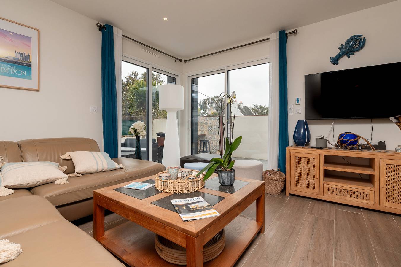 Ty Laouen Gîte Quiberon mit privater Terrasse, Garten, Fahrrädern und Wlan in Quiberon, Côte des Mégalithes