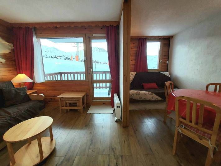 Estudio entero, Estudio divisible 4 pers a pie de pistas en Plagne Villages in Plagne Villages, La Plagne-Tarentaise