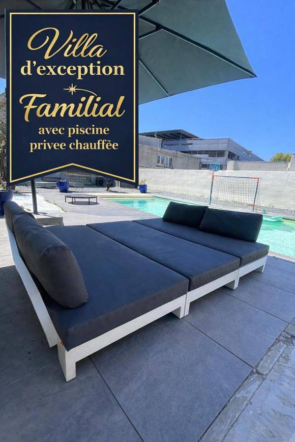 Villa pour 8 personnes, avec piscine et terrasse