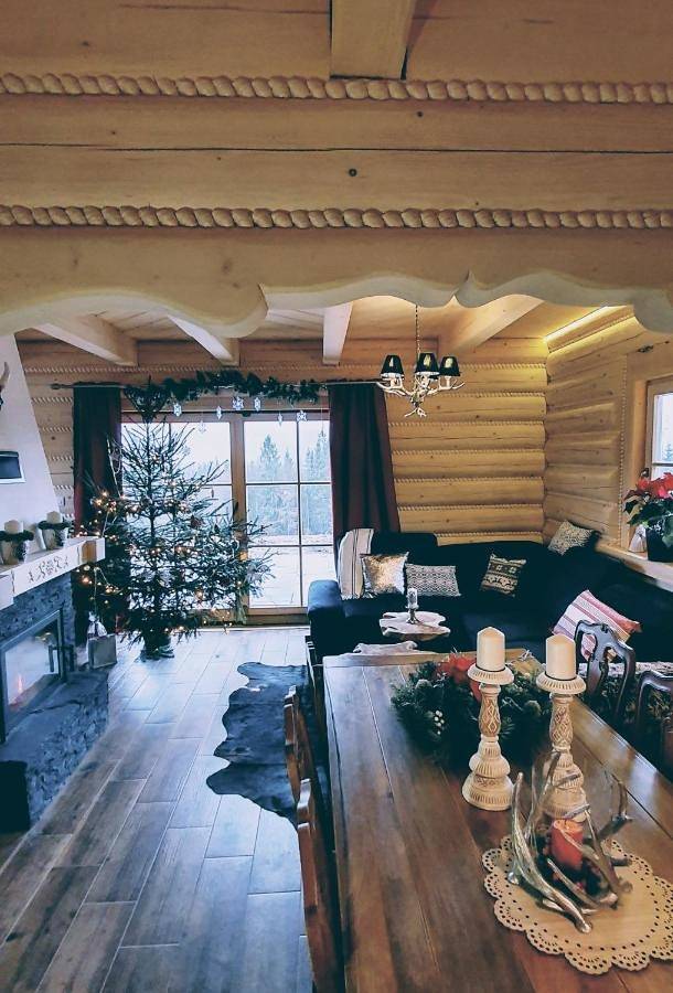 Willa dla 10 osób, z Taras i Ogród oraz Sauna i Widok w Koniaków