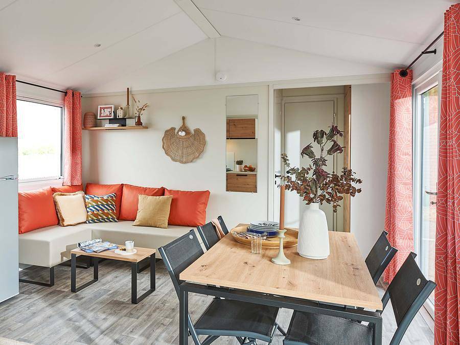 Camping Club Les Tamaris 5* - Ms Vacances - Mobilhome 4 personnes - Toscane Premium in Le Barcarès, Côte méditerranéenne (France)