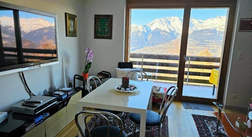 Gîte pour 4 personnes, avec terrasse et vue dans Nax - 4