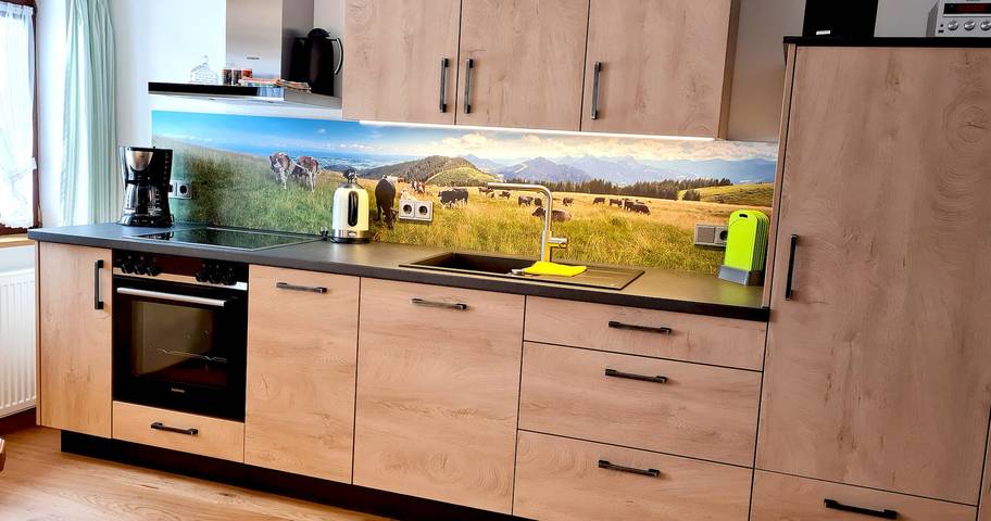 Ferienwohnung für 4 Personen, mit Ausblick und Garten