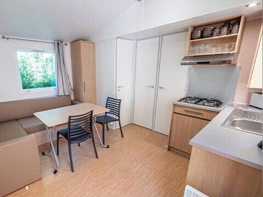 Camping Millau Plage - Mobilheim 6 personen - Mobilheim | Comfort | 3 Zi. | 6 Pers. | Erhöhte Terrasse | Clim. in Millau, Parc naturel régional des Grands Causses