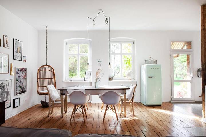 Ferienwohnung für 6 Personen, mit Terrasse und Garten sowie Ausblick in Wusterhausen/Dosse