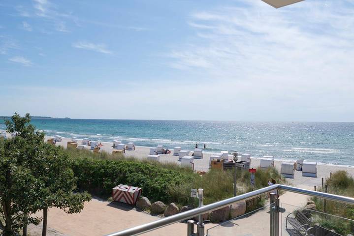 Ferienwohnung für 4 Personen, mit Meerblick und Balkon, kinderfreundlich in Burg auf Fehmarn und Umgebung