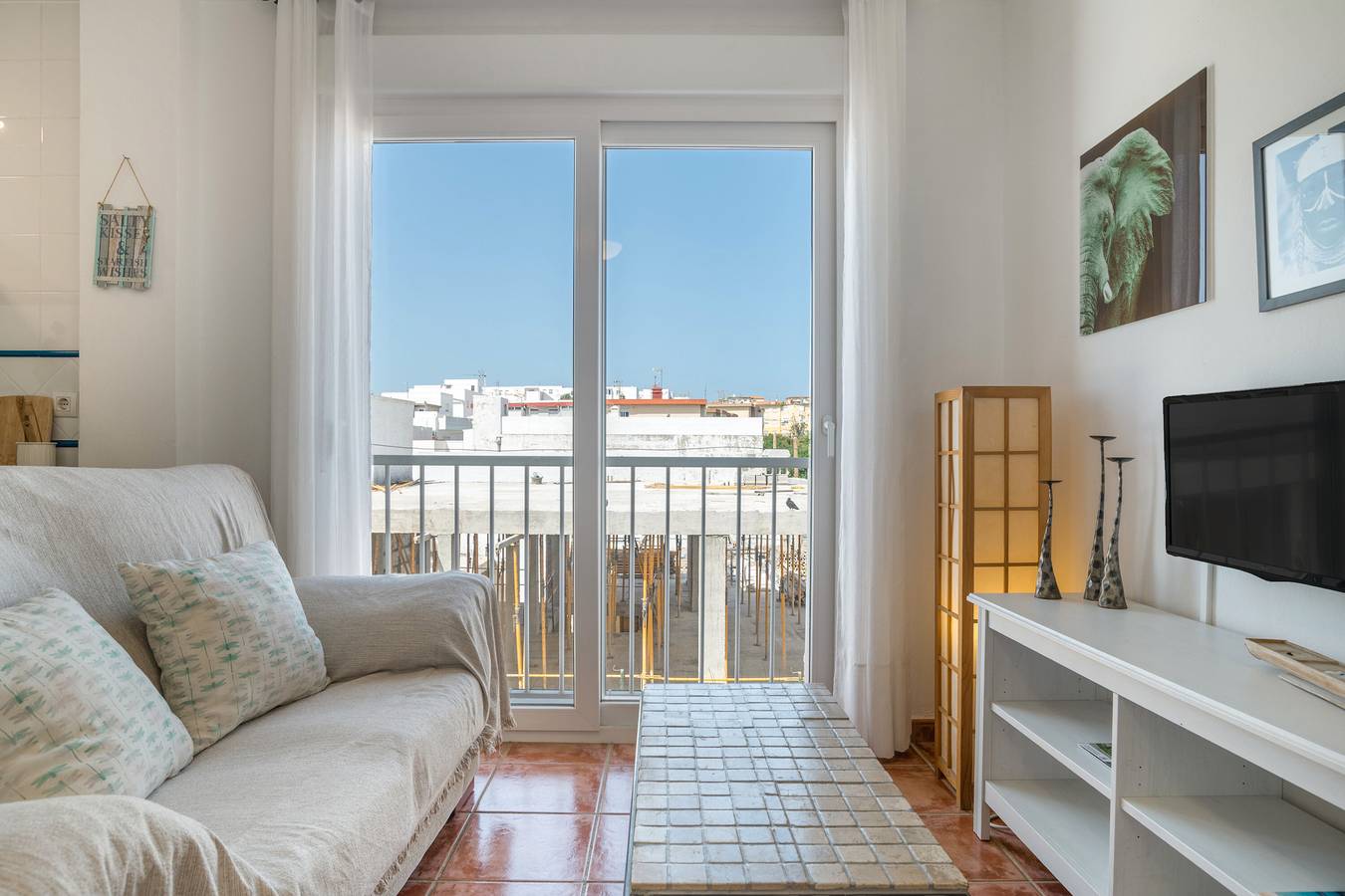 Apartamento entero, Apartamento 'Casandra' con Wi-Fi in Playa de Los Lances, Tarifa