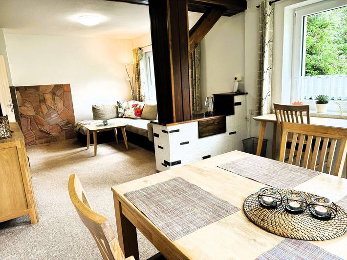 Ganze Wohnung, Ferienwohnung "Bergzeit" - 60m² direkt am Skihang in Carlsfeld in Carlsfeld, Eibenstock