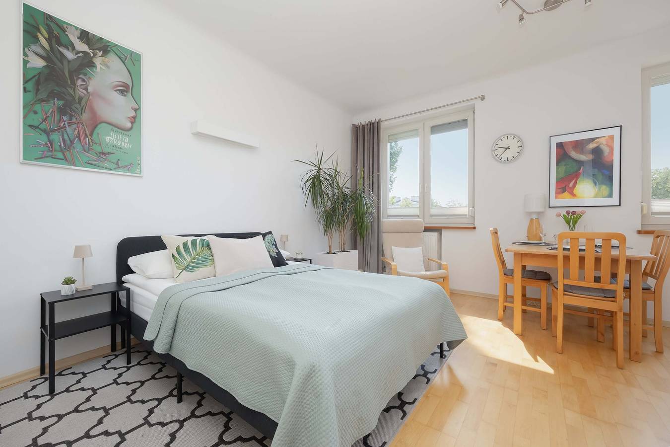 Ganze Wohnung, Cozy Studio Near the Metro | Green Neighborhood Near Bielany Forest in Bielany, Warschau