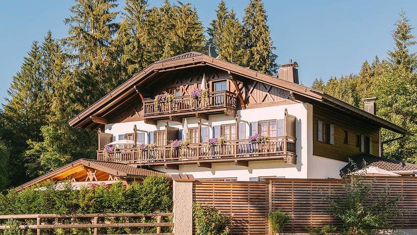 Lägenhet för 2 Personer, med balkong och trädgård, med husdjur i Garmisch-Partenkirchen