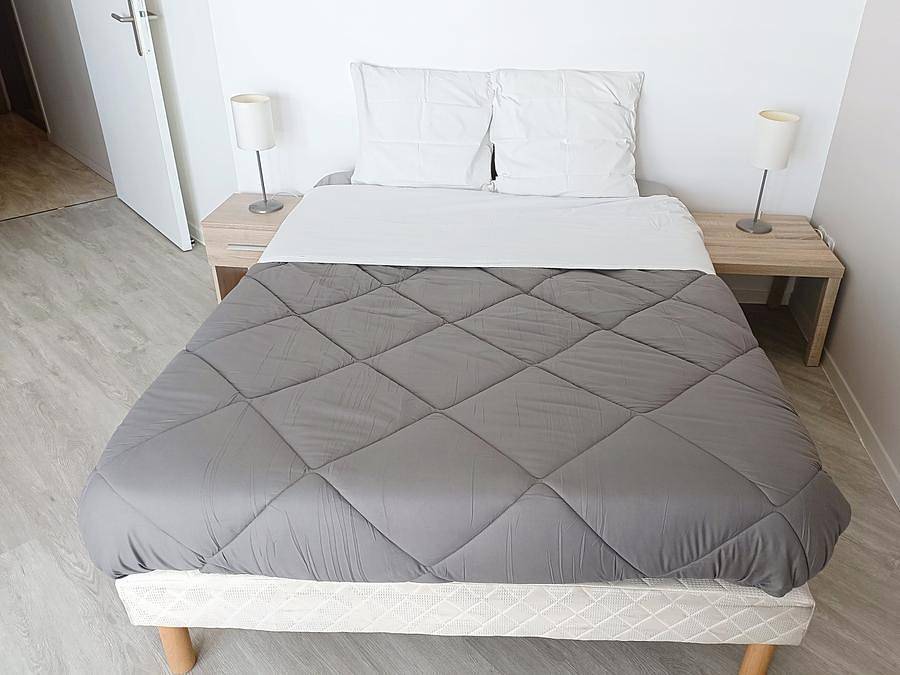 Terres de France - Appart Hotel Rouen Flaubert - Studio 2 personen - Tweepersoonsbed in Rouen, Rouen en omgeving