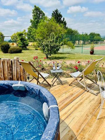 Maison d’hôte pour 5 personnes, avec jardin et vue à Demigny