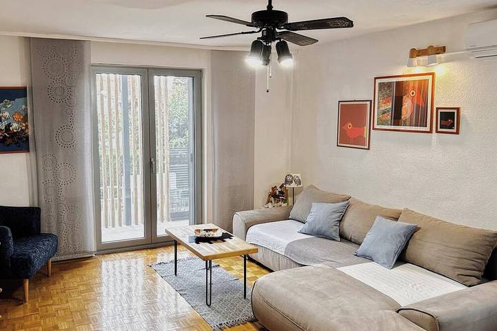 Ferienwohnung für 3 Personen, mit Garten und Balkon in Umag