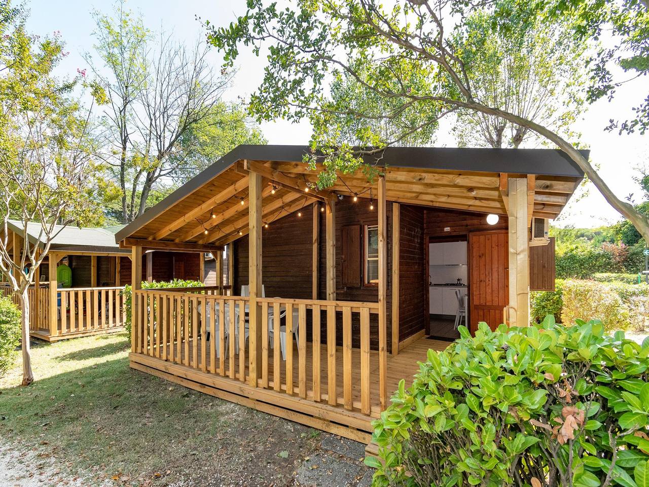 Bungalow nell'Adriano Family Camping Village in Punta Marina, Provincia di Ravenna