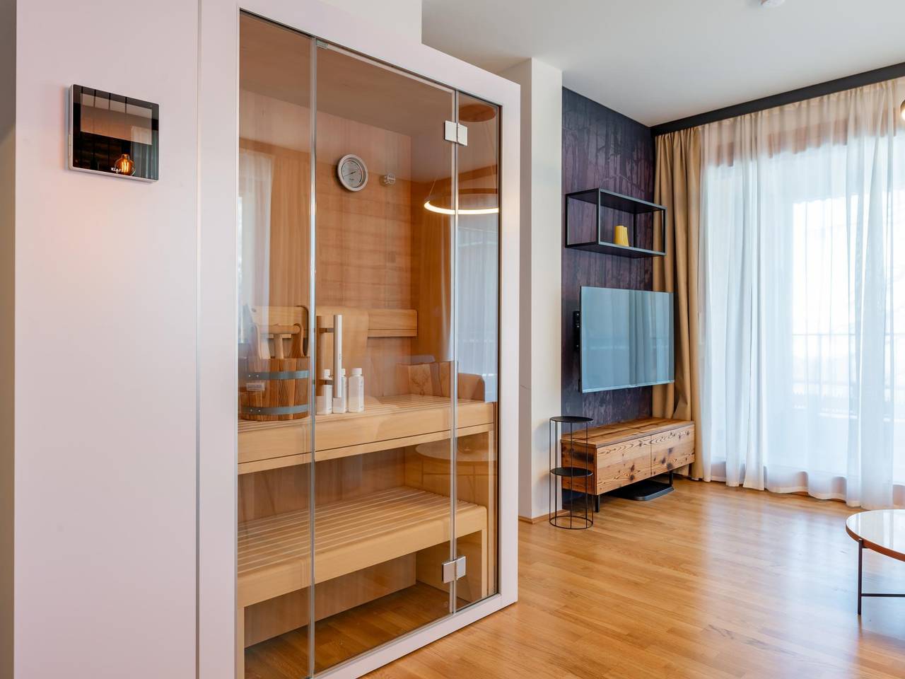Ganze Wohnung, Luxuriöses Apartment mit Sauna an der Piste in Hermagor-Pressegger See, Bezirk Hermagor