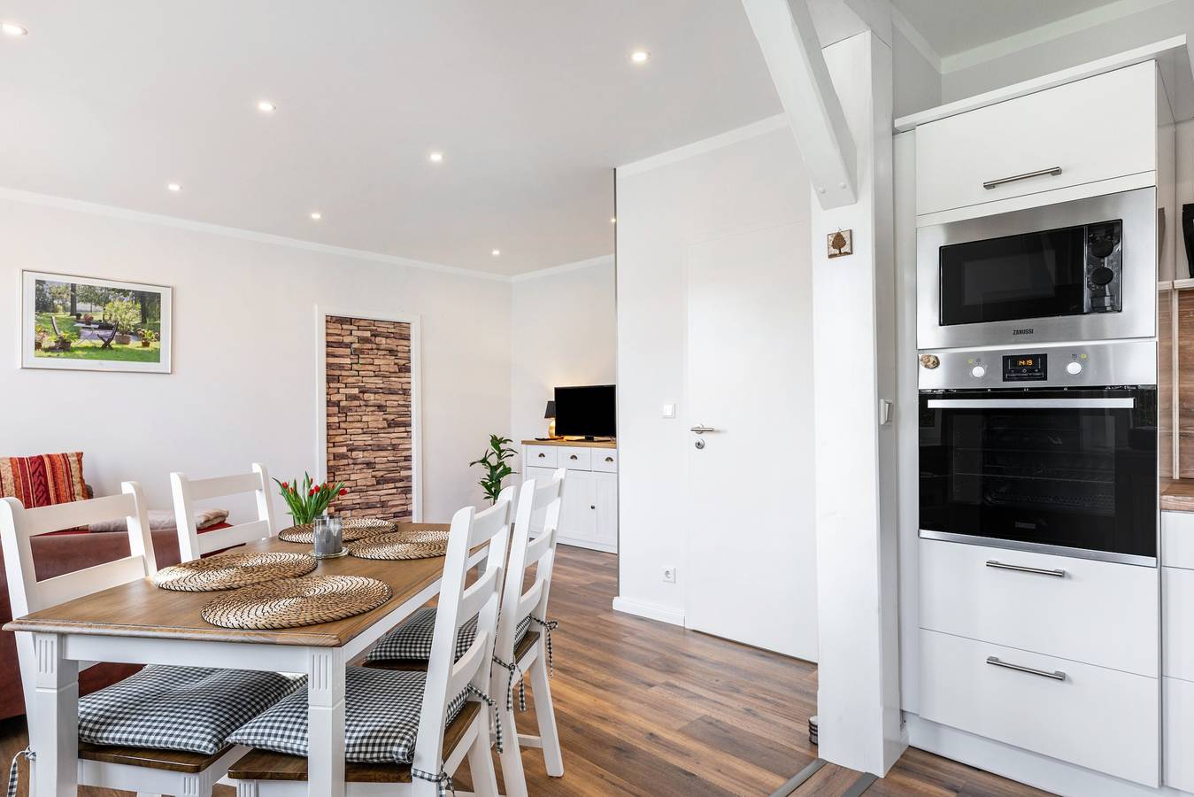 Apartamento entero, Apartamento 'Alte Schule' con jardín compartido, terraza y Wi-Fi in Bargum, Grünes Binnenland