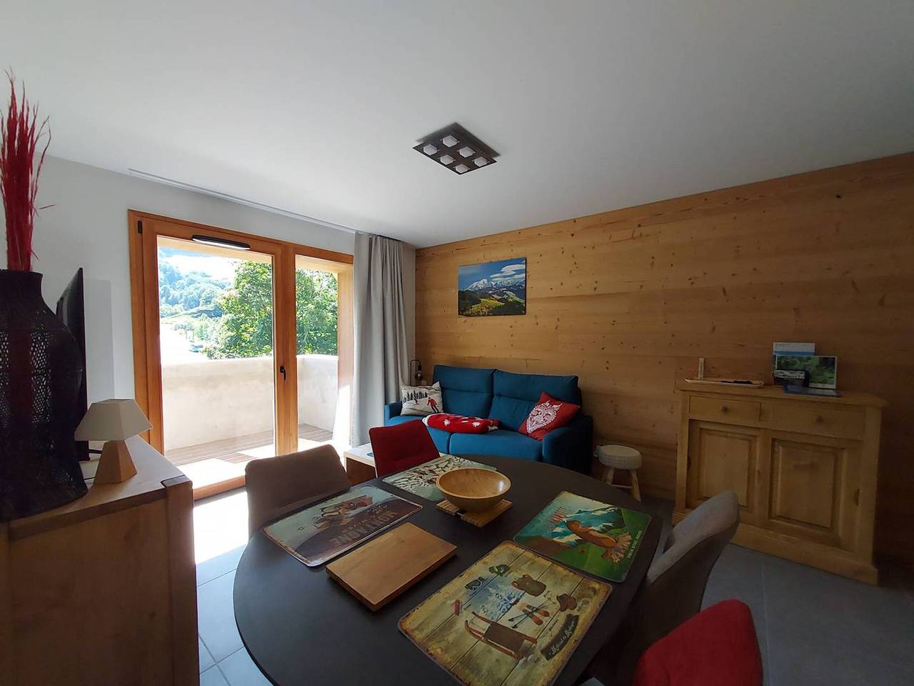 Hel lejlighed, New apartment 2 rooms, parking included, near free bus in Valmorel, Les Avanchers-Valmorel