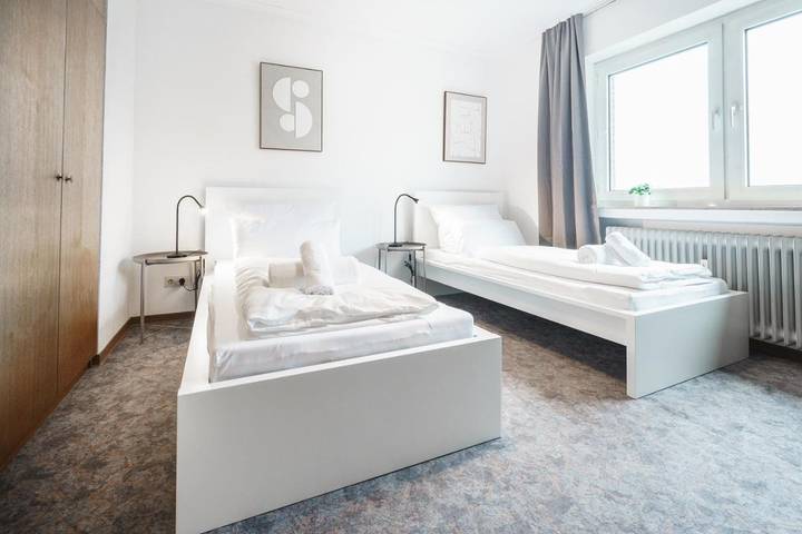 Ferienwohnung für 10 Personen, mit Balkon und Terrasse sowie Garten und Ausblick in Ibbenbüren - 4