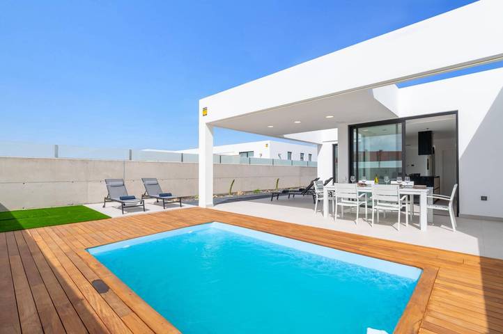 Chalet para 6 personas, con jardín en Las Salinas