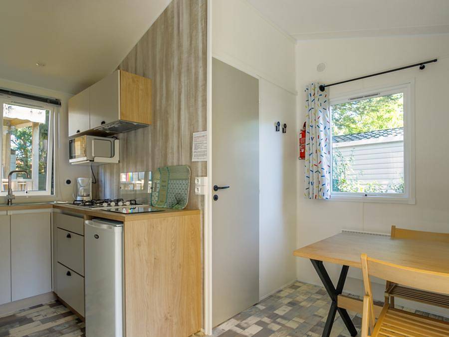 Camping Ushuaïa Villages Le Parc de la Grève - Mobile home 2 persons - Home Confort 1bed (classic range) in L'Aiguillon-sur-Vie, Loire Valley