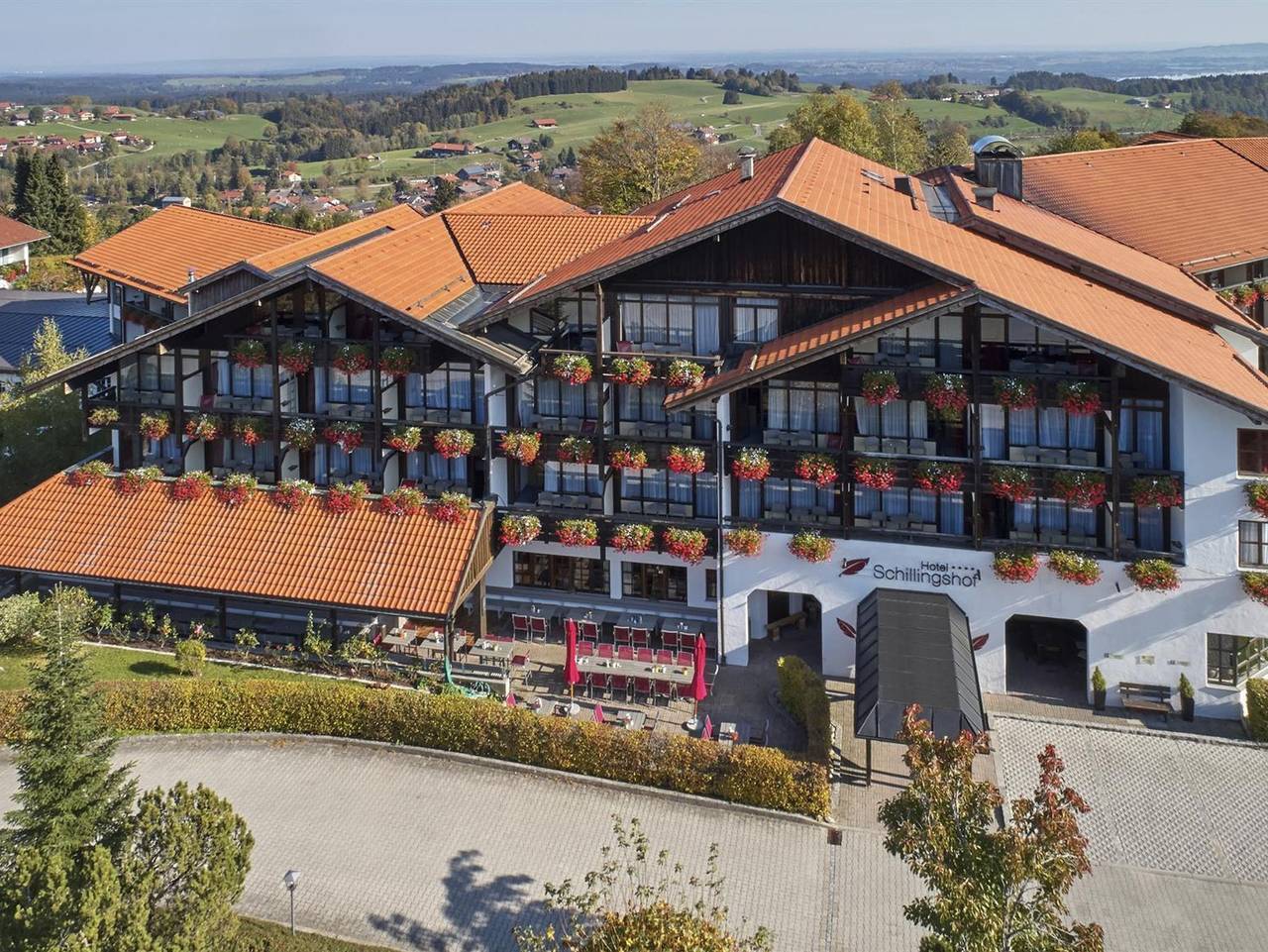 Hotel Schillingshof - Einzelzimmer "Talblick" in Bad Kohlgrub, Bayerische Alpen