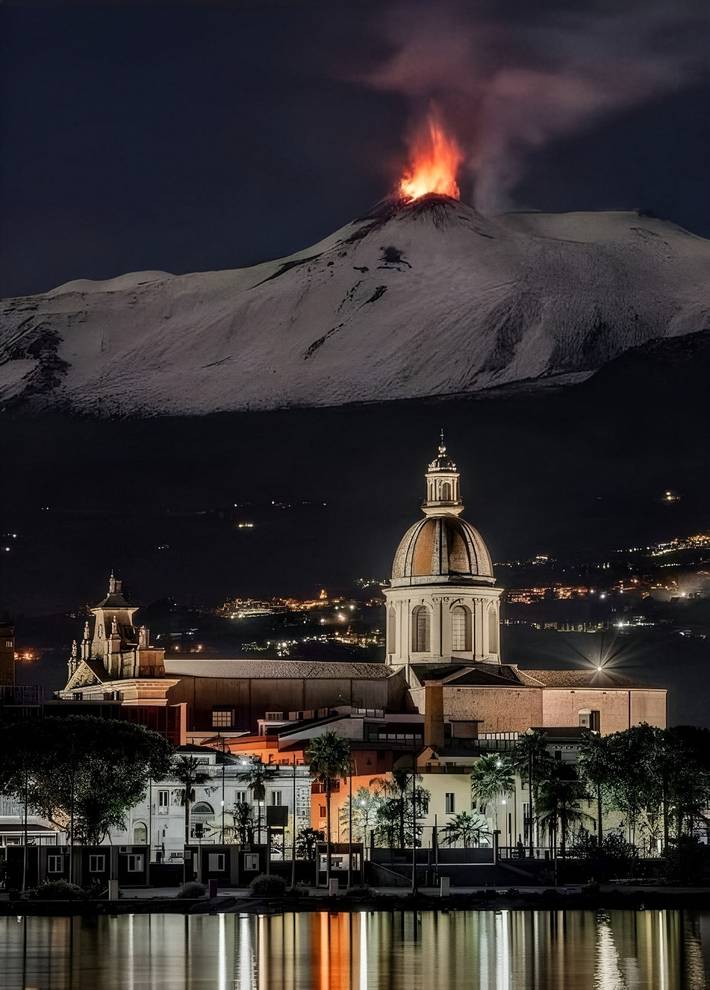Apartment 'Etna' with Mountain View, Wi-Fi and Air Conditioning in Trecastagni, Etna