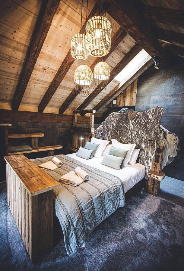 Chambre d’hôte pour 2 personnes, avec Terrasse et Jacuzzi ainsi que Jardin et Vue à Morzine