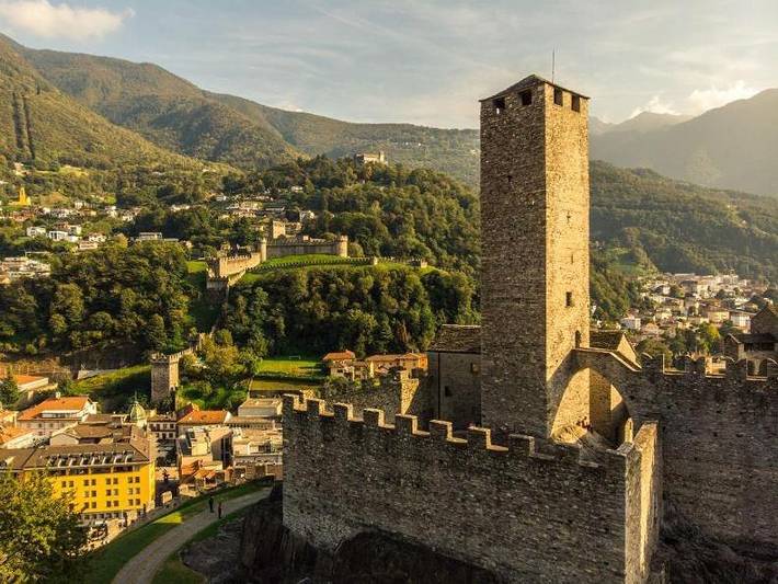 Hotel für 2 Personen, mit Terrasse und Ausblick in Bellinzona