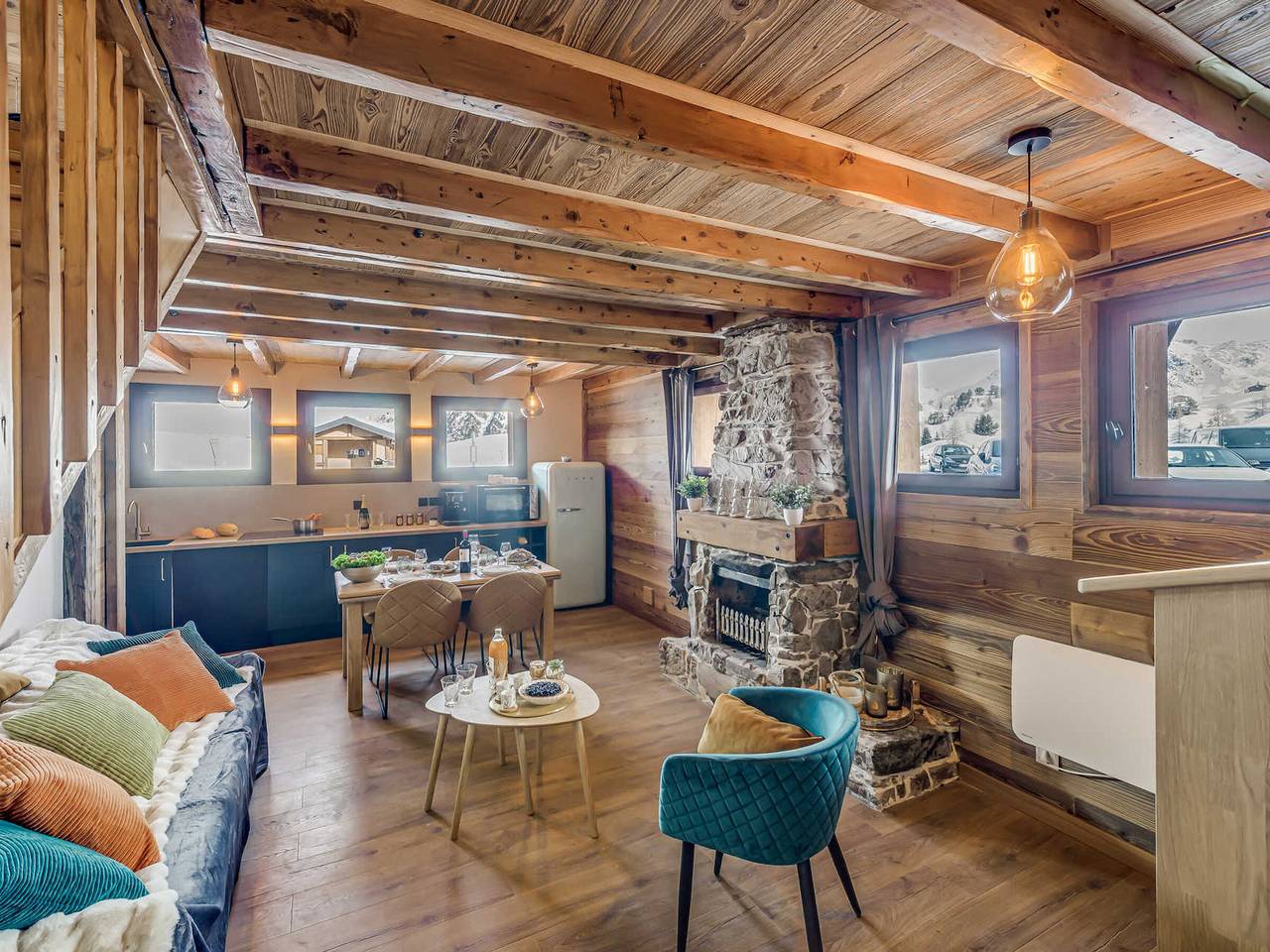 Duplex 3 Zimmer, 6 Pers, mit Wifi und Parkplatz in Plagne Villages, La Plagne-Tarentaise