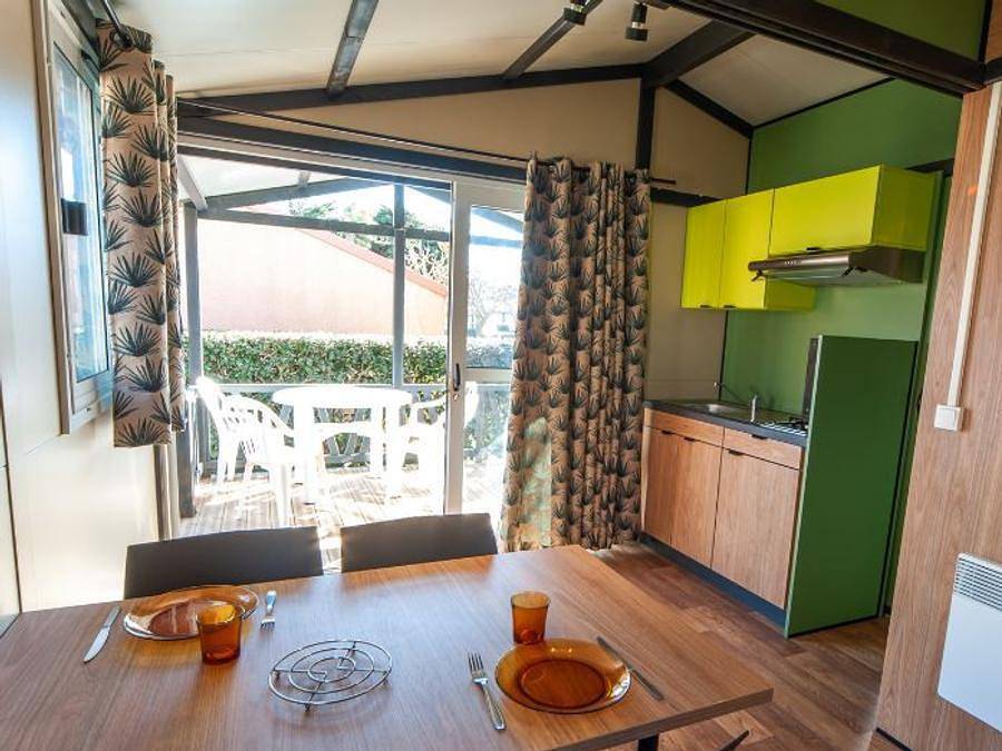 Camping La Maïre - Chalet 2 personas - Cocoon 2 personas 1 habitación 22m² (22m²) in Sérignan, Costa mediterránea (Francia)